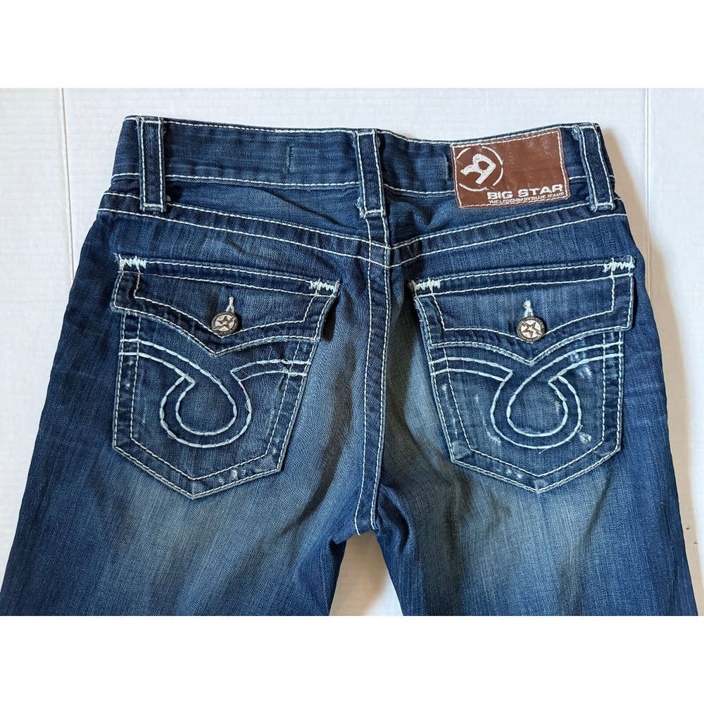 BIG STAR Union - Men's Slim‎ Straight Stretch Distressed Denim Jeans - Size 30R